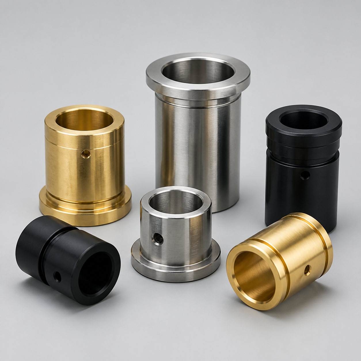 Custom CNC Bushings & Sleeves manufacturing reference